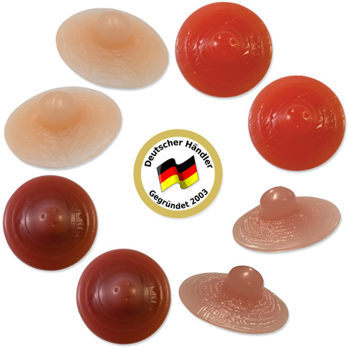 Nipplo nero seno silicone - nipplo,